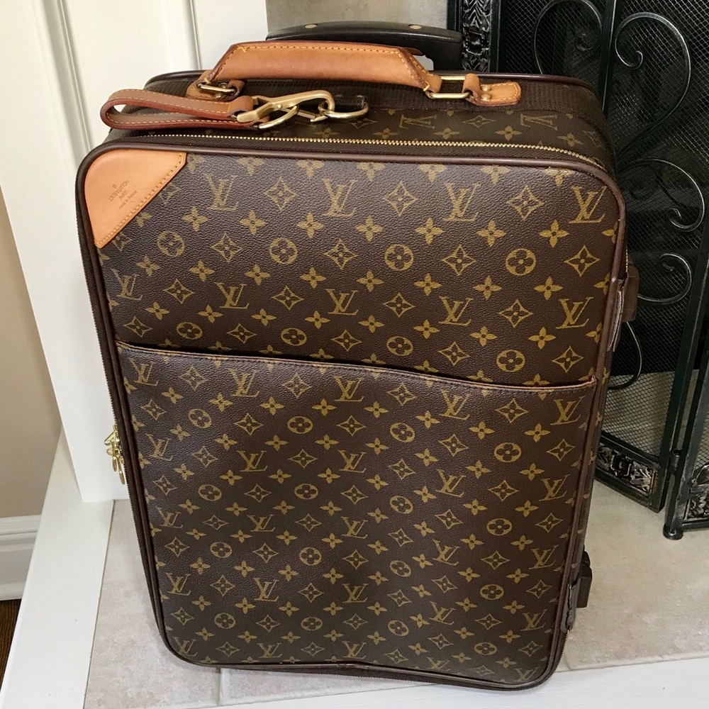 Louis Vuitton Brown Travel Bag